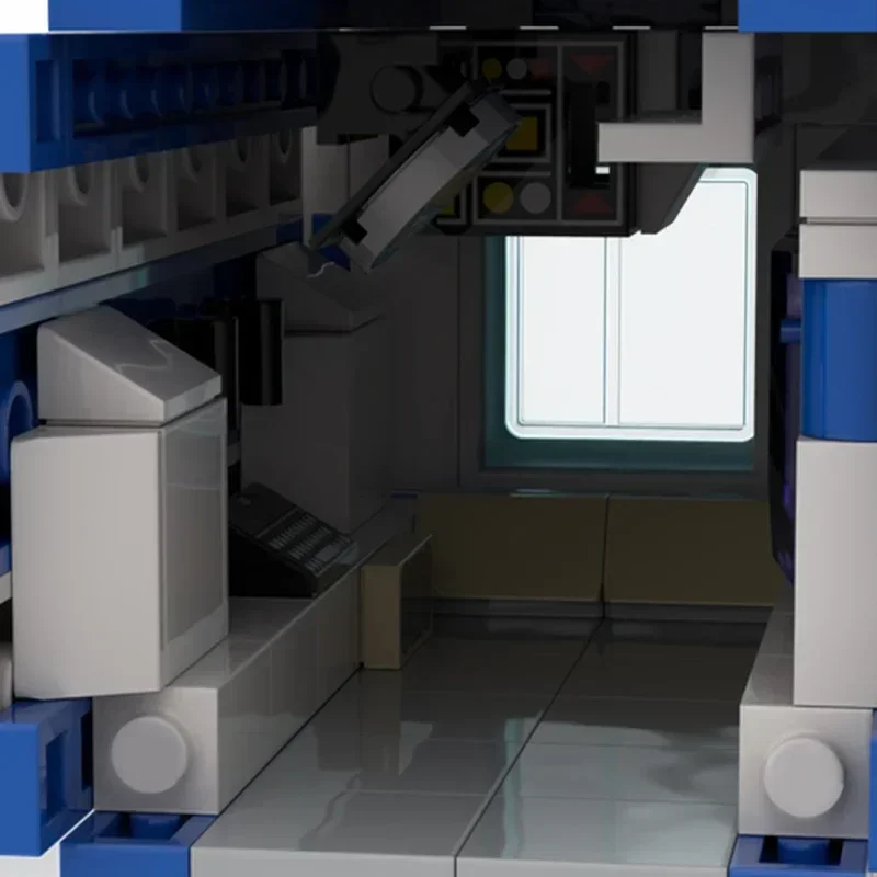 Space Series Moc Building Block Modular Moon Base Model Technology Brick DIY Assembly  AerospaceToy For Holiday Gift