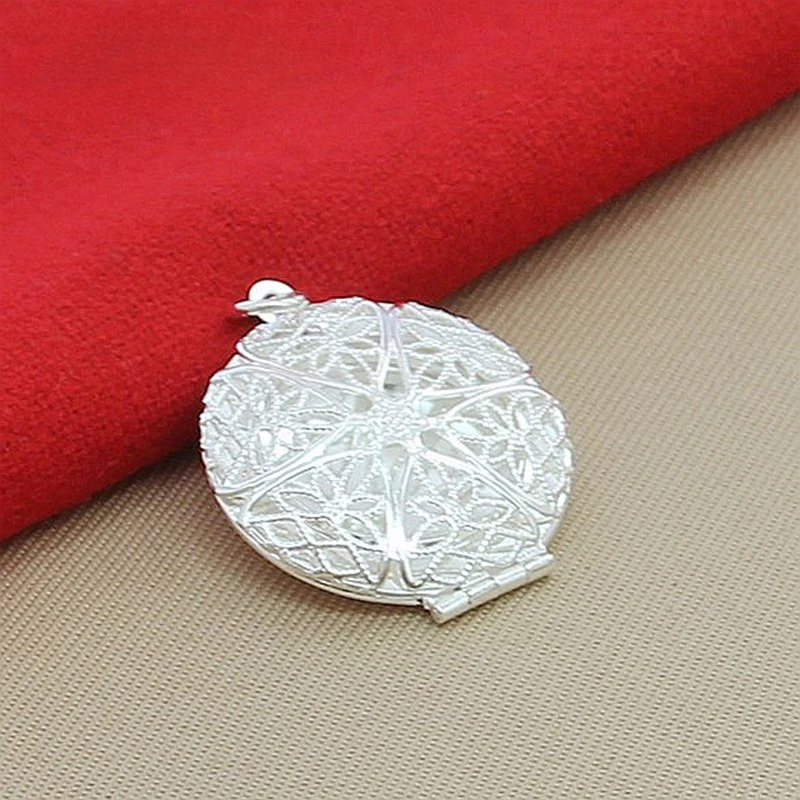 Suyixian 925 Sterling Silver Necklaces Phot Pendants&Necklaces  Fine Jewelry Colar De Plata N296