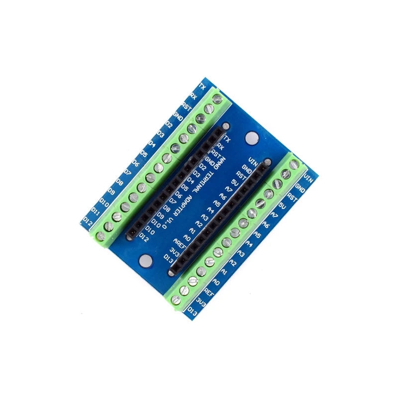 Nano V1.0 Io Shield Eenvoudige Extensie Blue Board Eindproduct 55*36.8Mm