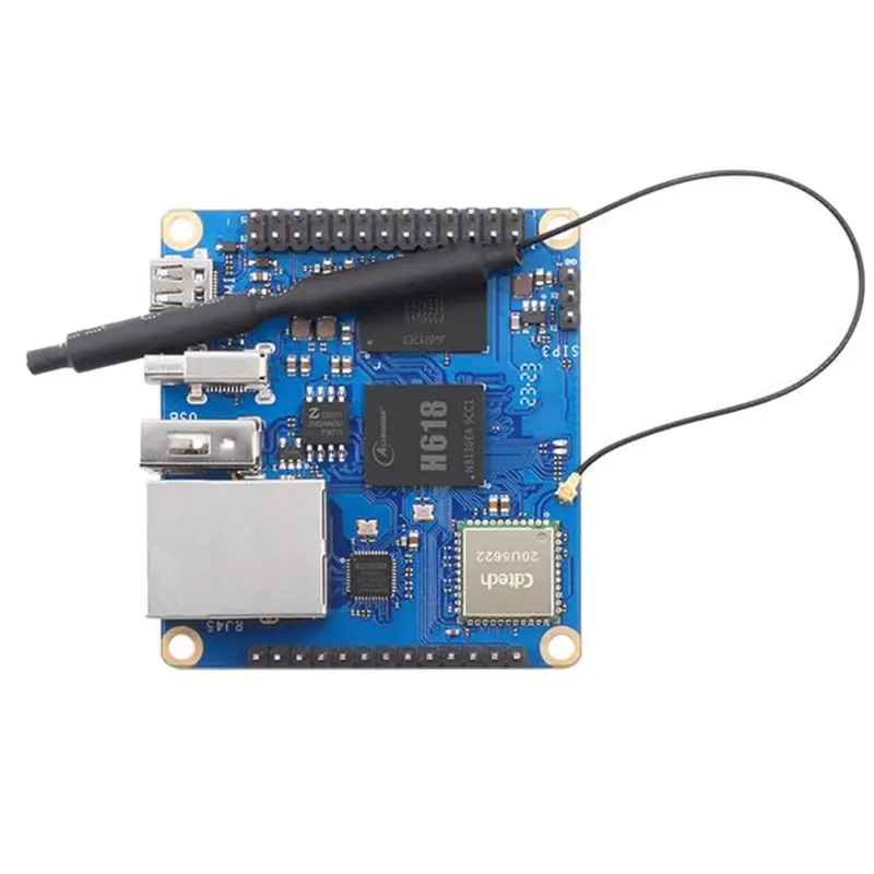 Placa de Desarrollo Orange Pi Zero 3 con 1GB de RAM, H618, Wifi5+BT 5.0, LAN Gigabit para Android 12, Debian12, Ubuntu22.04, Componentes de Computación