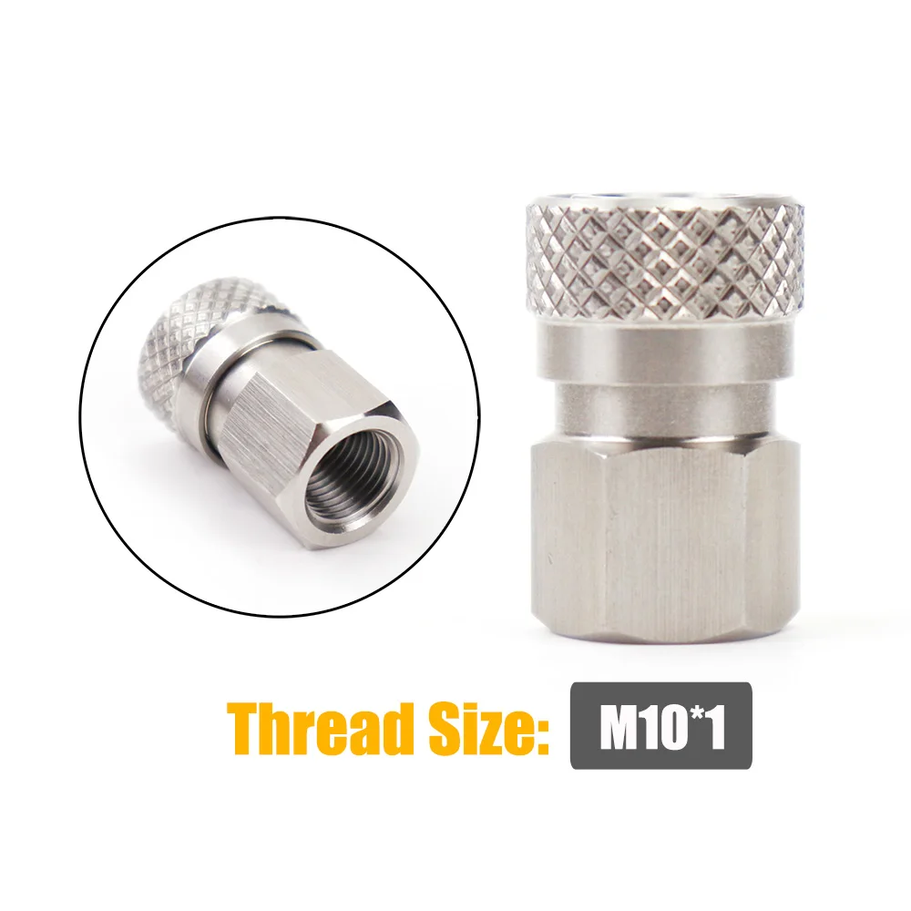 Hochdruck 8MM Foster Quick Disconnect Männlich Weiblich Adapter Füllnippel Blind Plug Gewinde 1/8NPT & 1/8BSP & M10 * 1