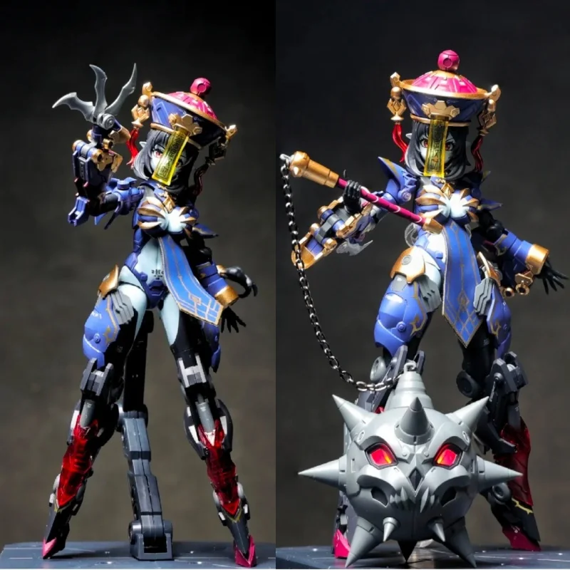 

New Hemoxian Jiulian Reverberation Of Medta 15cm Aciton Figures Zombie Girl Assembly Doll Kit Collect Model Toy Gift