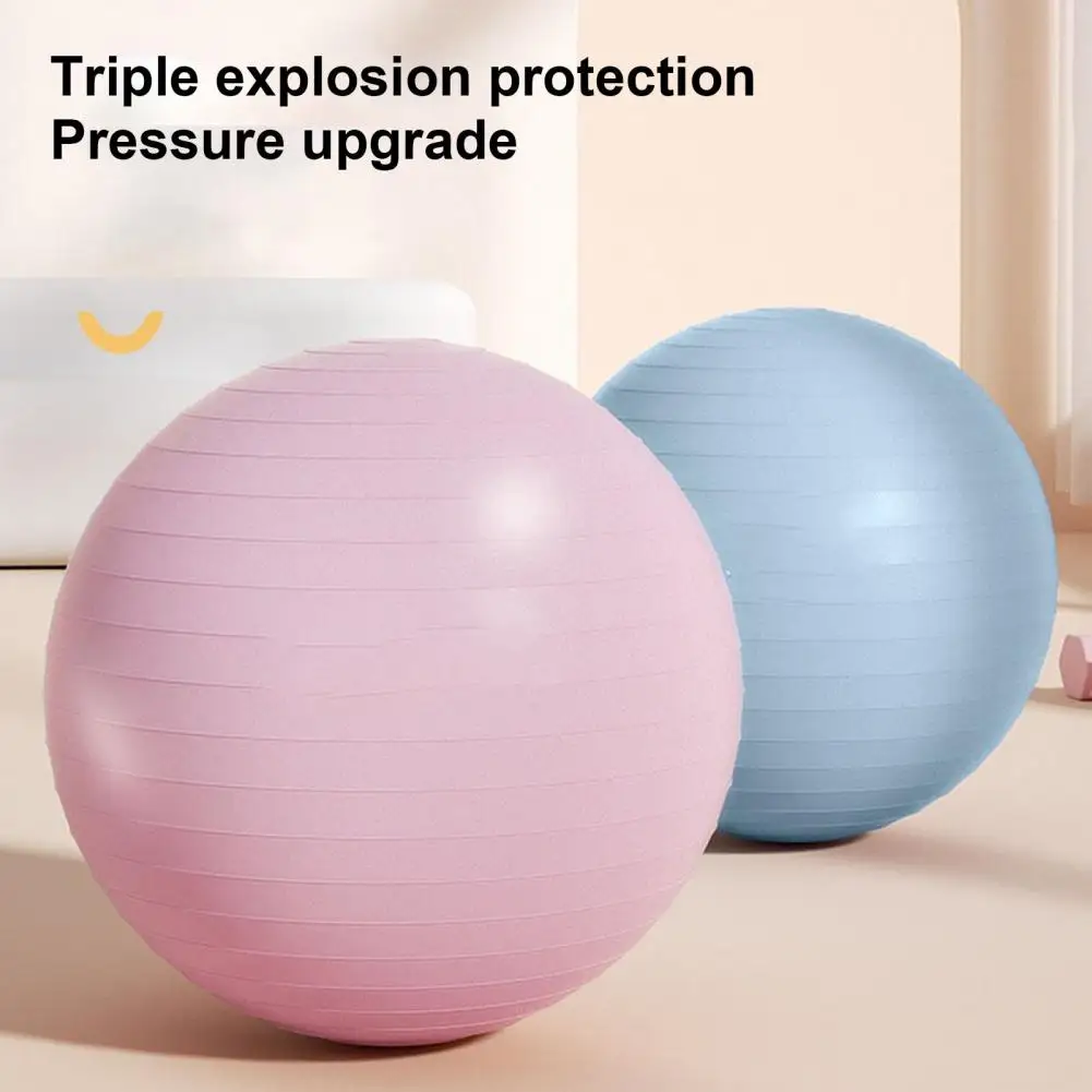 Non-slip Yoga Ball Anti-slip Yoga Ball Set with Air Pump for Physical Therapy Fitness Balance Pregnancy for Home for Kids