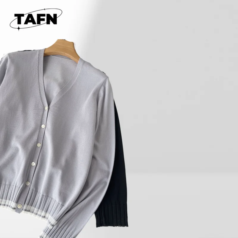 سترة نسائية من الكشمير مستوحاة من الطراز القديم - دفء فاخر للإعدادات غير الرسمية في 25 تريكو للارتداء اليومي AG3176