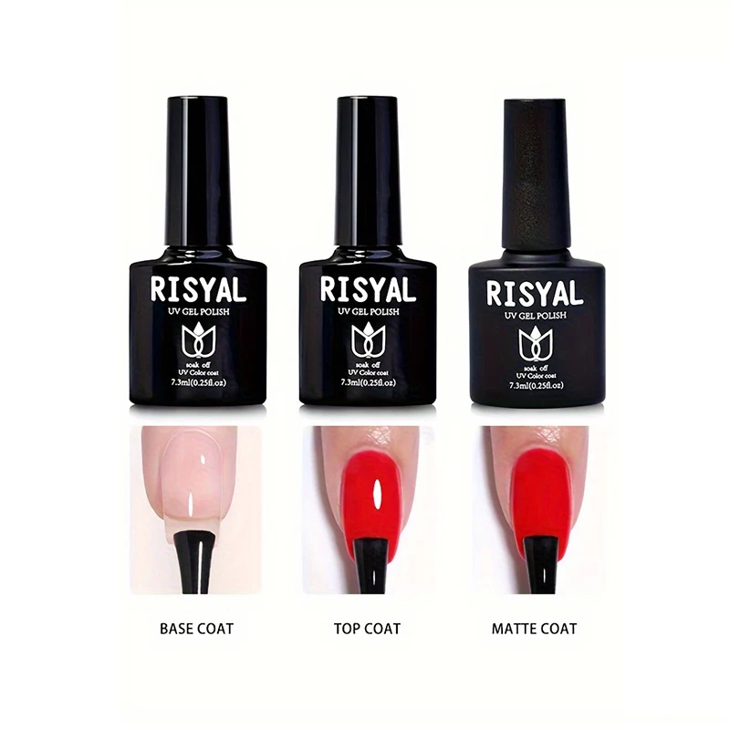 Zestaw żelowych lakierów do paznokci 77 PCS z światłem U V Soak Off Base Top Coat Zestaw żelowych lakierów dla kobiet i dziewcząt Kompletny zestaw żelowych lakierów dla początkujących