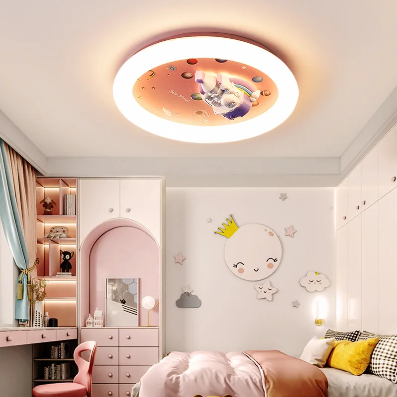 

Pink Rainbow Castle Children's Room Ceiling Lamp Cute Romantic Princess Room Baby Room Nursery Girl Bedroom Castle Ceiling Light