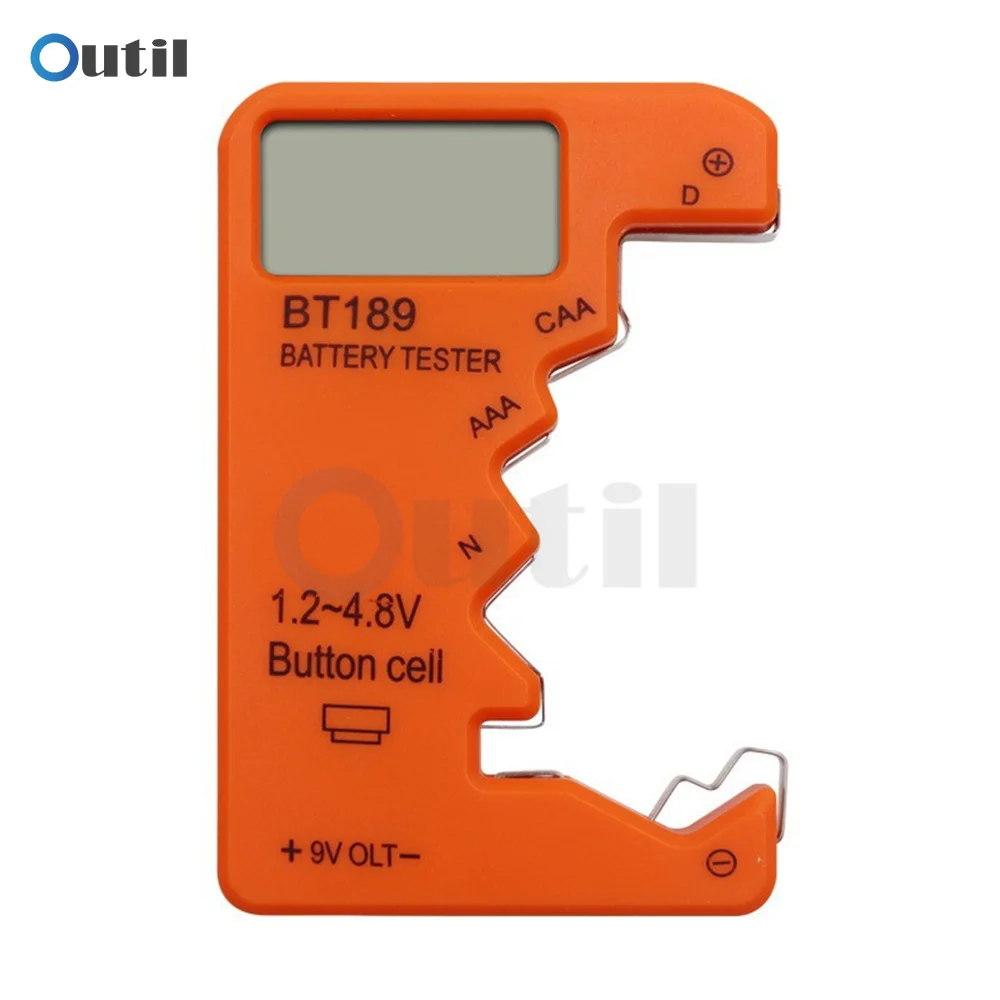 ANENG BT189 Digital Battery Tester LCD Display 9V 1.5V Universal Button Battery Tester Volt Capacity Detector Capacitance Tools