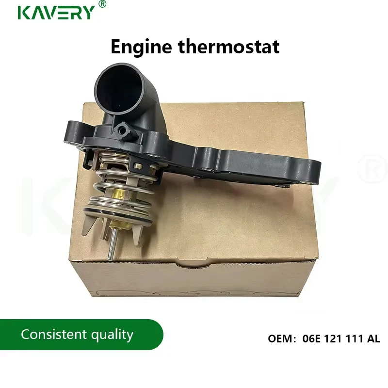 

For 1pc 06E121111AL 06E121111AD 3.0T OEM Engine Coolant Thermostat For Au-di A4B8 A5 A6C6C7 A7 A8D4 Q5Q7 10-15 V-w Touareg 10-18