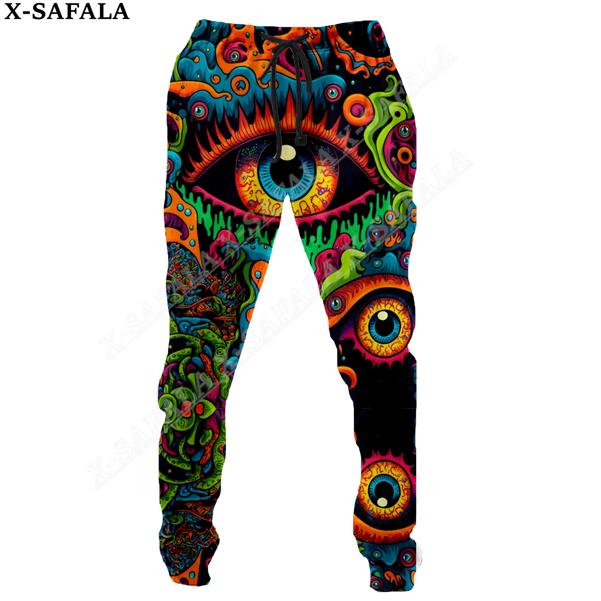 

Trippy Psychedelic Eyes 3D Print Trousers Men Women Sweatpants Drawstring Long Joggers Streetwear Spring Autumn Sports Pants-7