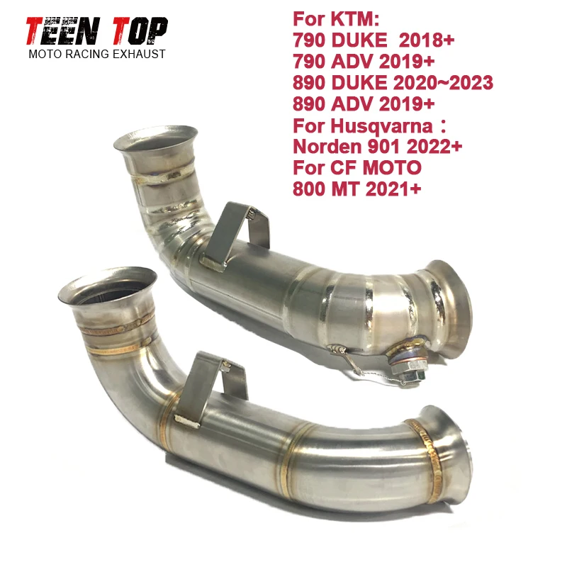 

Выхлопная труба (Decat Pipe) из титанового сплава для KTM Duke 890/790, соединительная труба (Middle Link Pipe) OEM-размера для мотоциклов 790/890 Duke