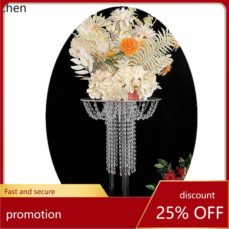 

Zml dessert table wedding banquet hotel main table decoration crystal candle holder