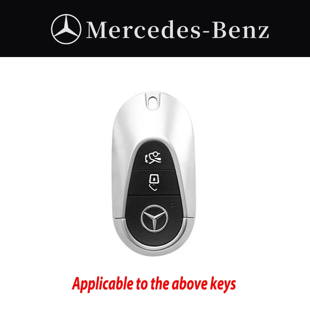 Car Key Case Cover Protector Shell for Mercedes Benz AMG C S Class W206 W223 S350 C260 C300 S400 S450 S500 Keychain Accessories