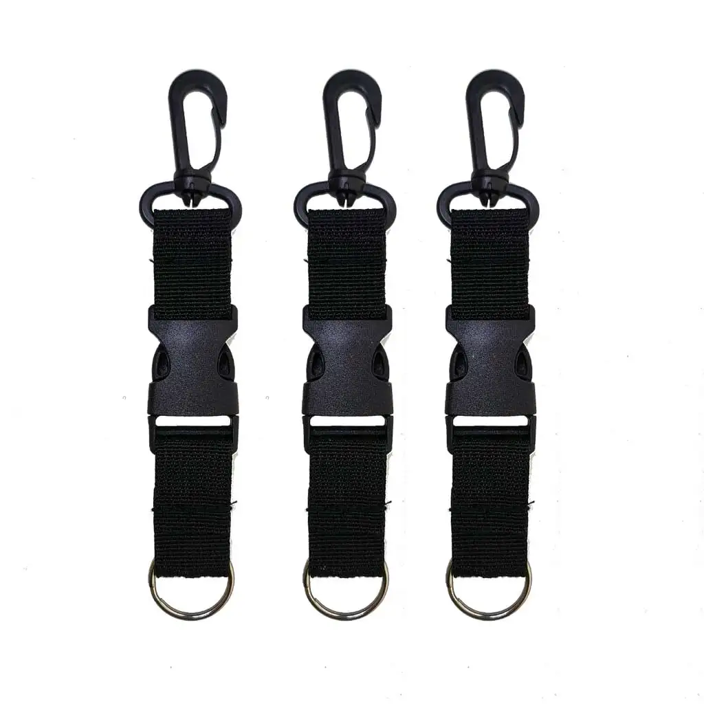 

Scuba Diving Quick release Lanyard Clip Spearfishing Free Diving BCD Webbing Lanyard Holder Strap