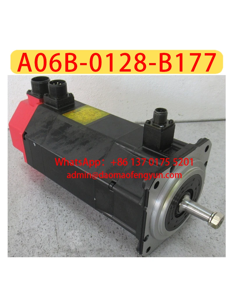

A06B-0128-B177 Used Servo Motor，A06B 0128 B177，Fast shipping，The shipment will be arranged after passing the test