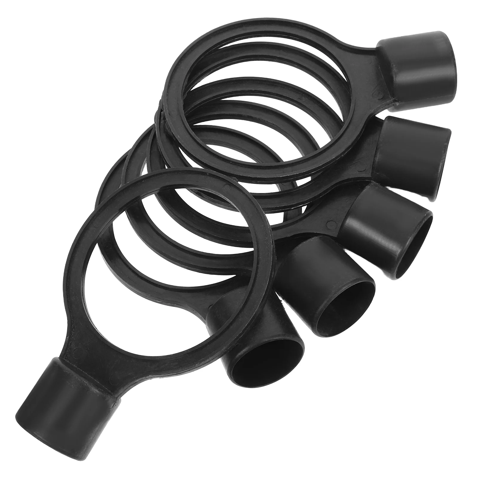 6pcs Flexible Plastic Traffic Cone Connectors Safety Cone Connector for Road Construction Park Highway Universal Fit for Traffic