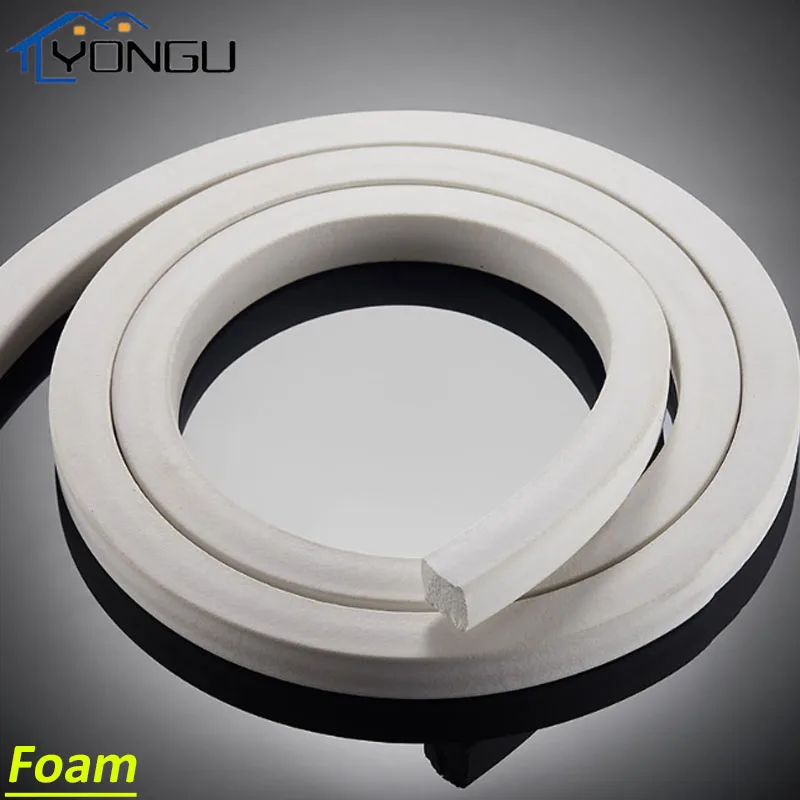 

1Meter Square Silicone rubber sponge strip White Closed Cell Rectangle Foam Backer Rod Seal