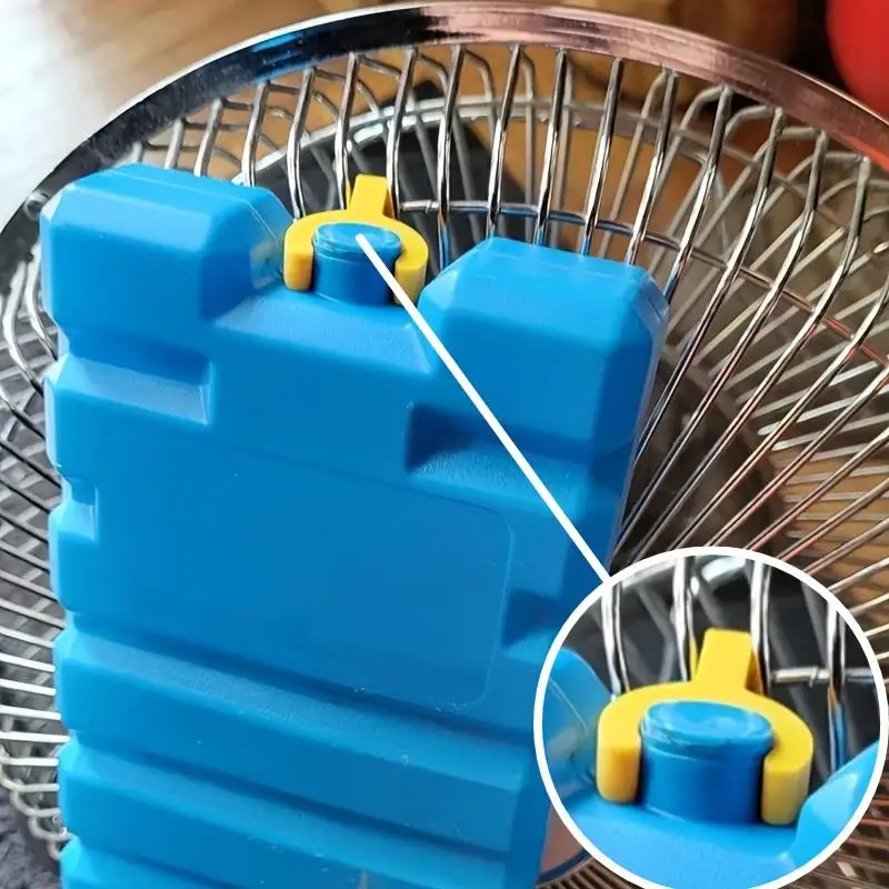 4pcs Fan  Clips, Reusable Ice Bag Fixing Clip, Universal Fan-Mounted Ice Bag Holders, Suitable For Air Cooling, Summer