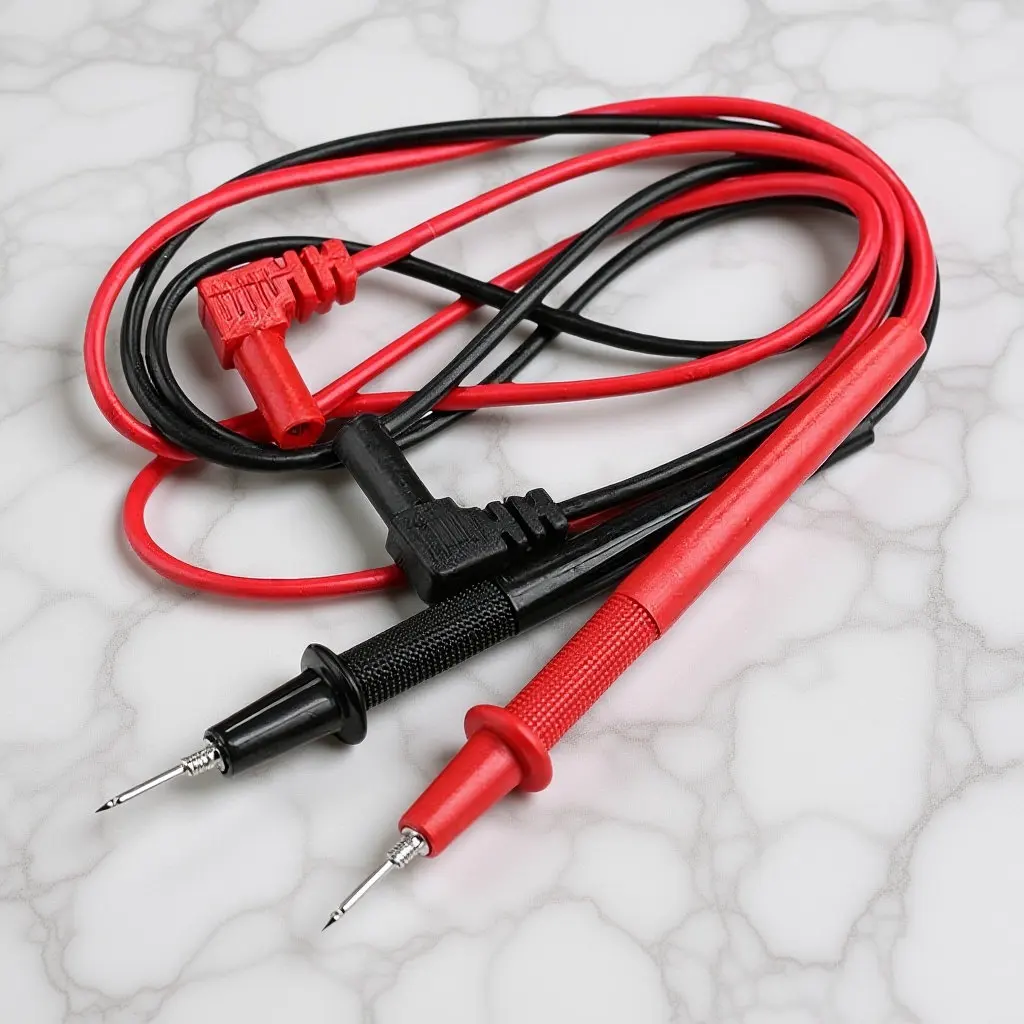Pair Multimeter Test Lead Probes Premium Silicone Rubber Shrouded Comfortable Grip 1000V 10A Digital Multimeter Tester Cable