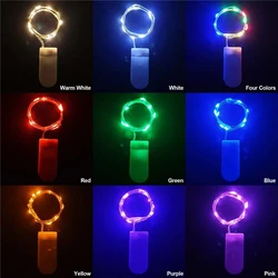 1Pcs 1M 2M Copper Wire LED String lights Holiday lighting Fairy Garland For Christmas Tree Wedding Party Decoration