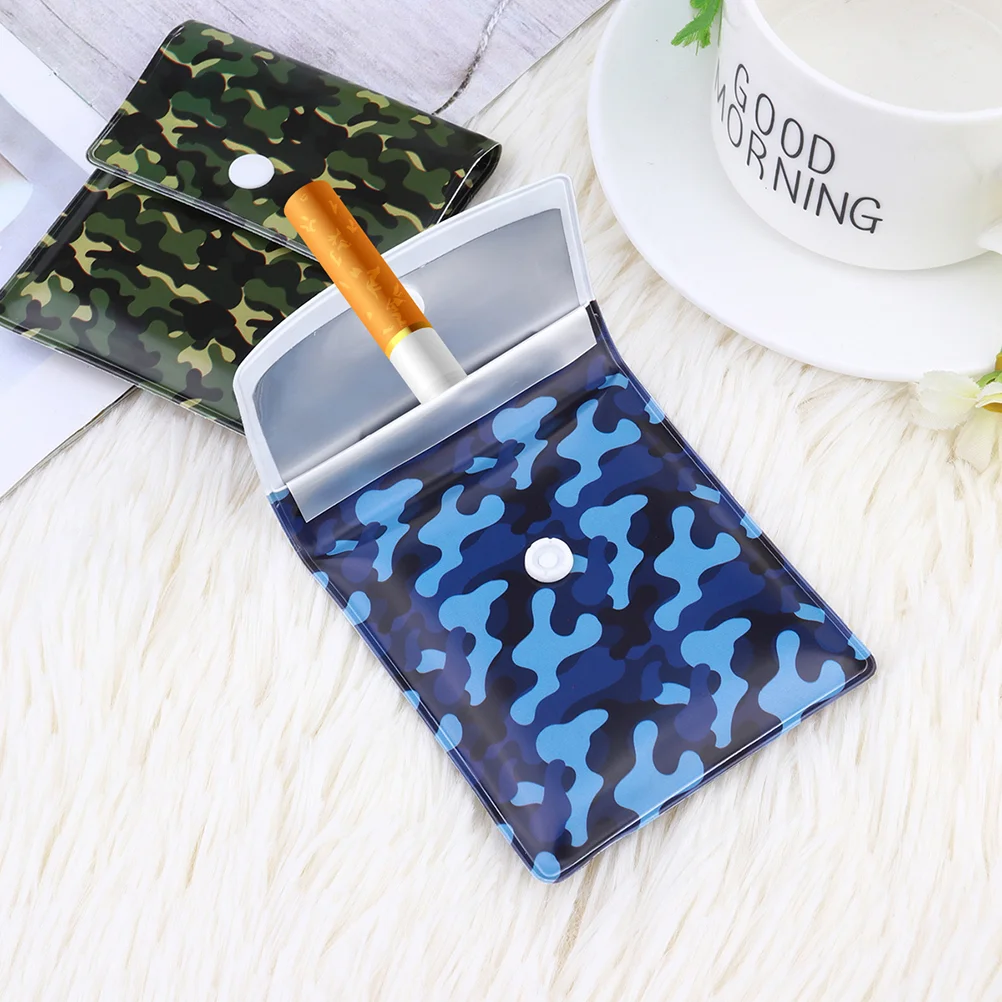 

4 Pcs Portable Ash Bag Pocket Pouch Tray Carry Smoking Outdoor Ashtray