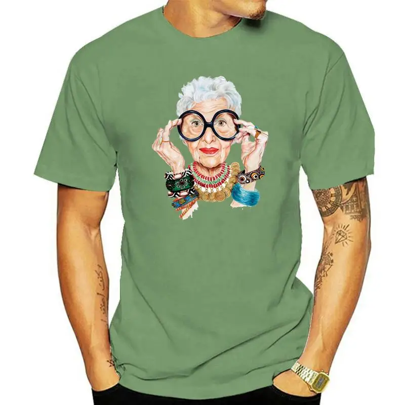 New Iris Apfel - Fashion is ultimately a form of self Men T-shirt size S-2XL Comfortable t shirtCasual Short Sleeve TEE