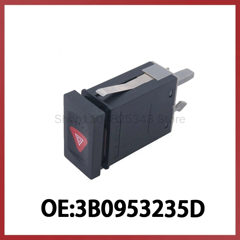 3B0953235D is suitable for Volkswagen Passat B5 hazard warning light switch double flash emergency warning light switch