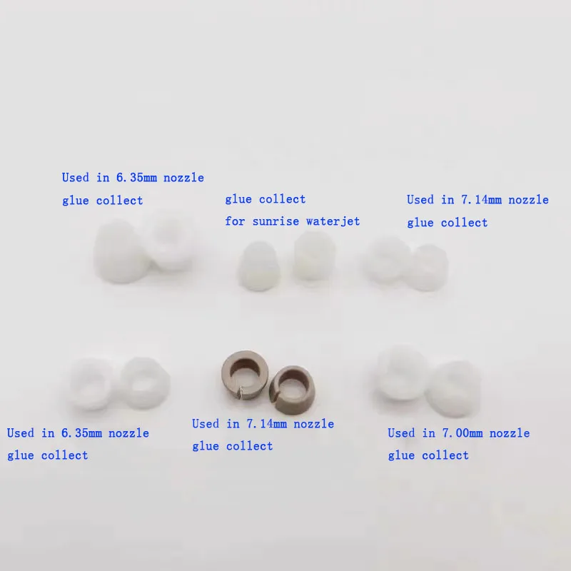 009941-1 00951 Waterjet Parts 6.35mm Retaining Collet Water Jet Cutting Head 7.14mm Retainer Collet Nozzle Lock Sleeve 60098