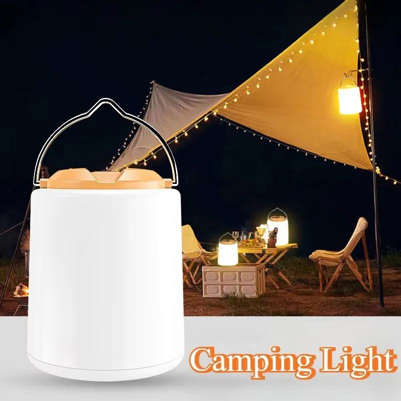 Camping Light LED Tent Light USB Rechargeable Waterproof with Hook Outdoor Portable Lantern Emergency Lighting Lights