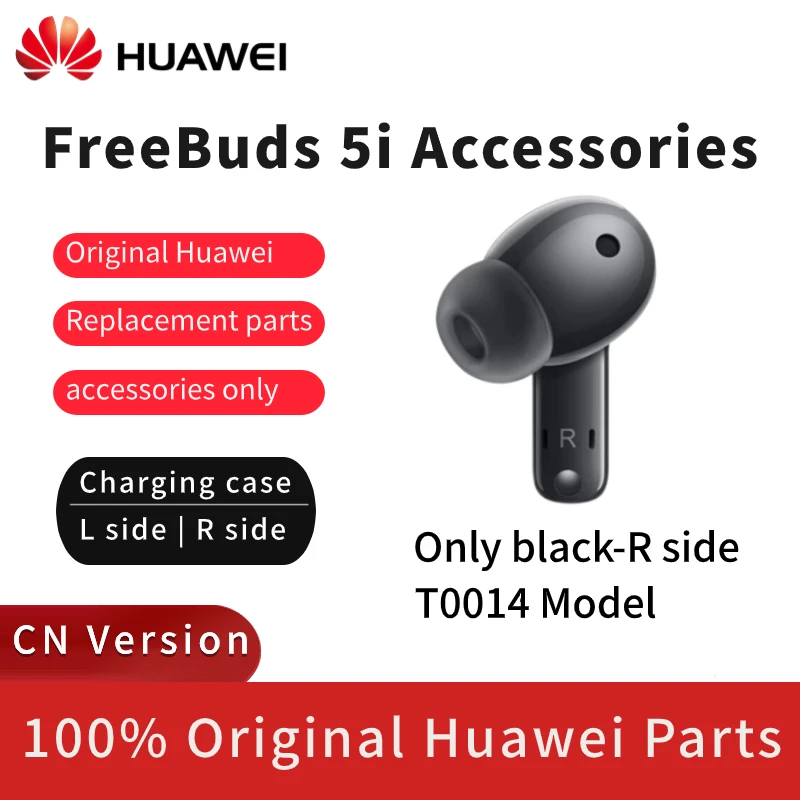 Original Part Replacement For Huawei FreeBuds 5i Wireless Bluetooth Headphone Single Left Right Or Charging Case Part