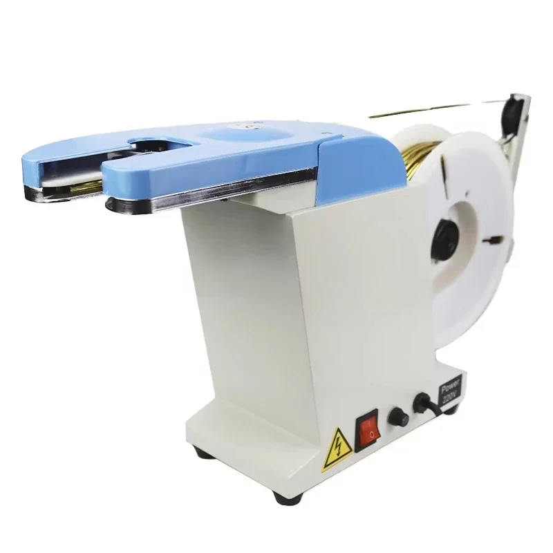 

Spool machine lollipop packaging single tie line bakery chocolate bread bag sealing