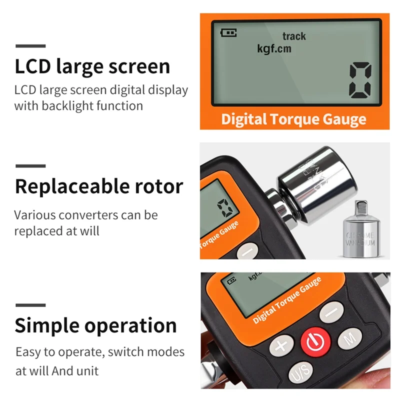 

B50C New Digital Torque Meter Torque Meter Tester Mechanical Wrench Replacement Various Rotor Torque Wrenches For Repair