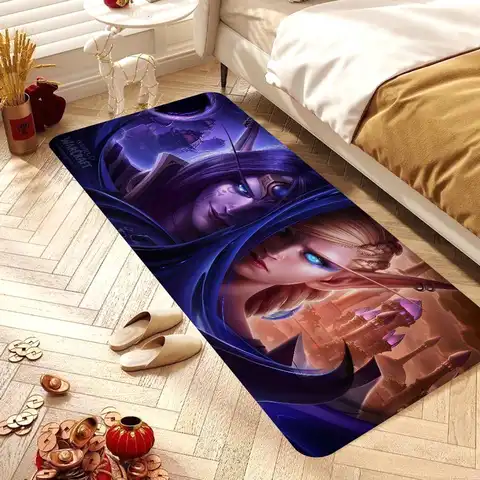 WOW, World Of Warcraft Door Mat INS Style Soft Bedroom Floor House Laundry Room Mat Anti-skid Alfombra