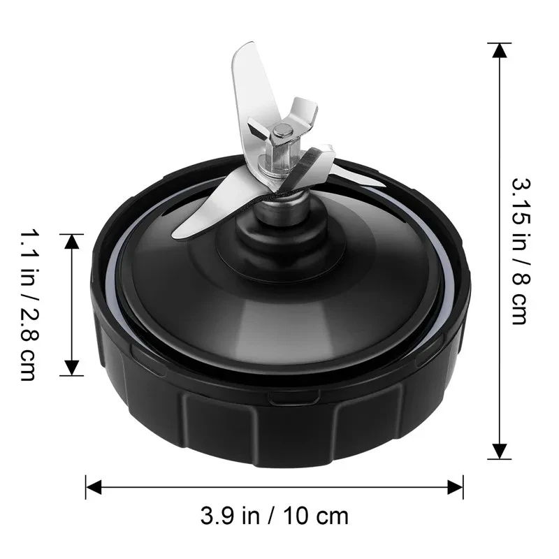 7 Fins Extractor Blades for Ninja Blender Replacement Parts with Washer Rubber for Nutri Ninja Auto IQ BL486 BL642 N102 BL682 image 4