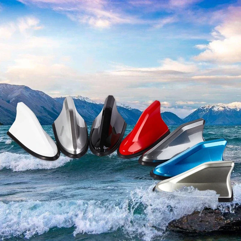 רכב אנטנה רדיו גג הר העליון כריש סנפיר אוויר אוניברסלי, סיבי פחמן נראה toppers אוטומטי