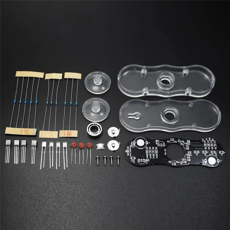 AB47-Display LED Light-Emitting Gyroscope Practice Learning Electronics Training Board Electronic Soldering Tools (TL)