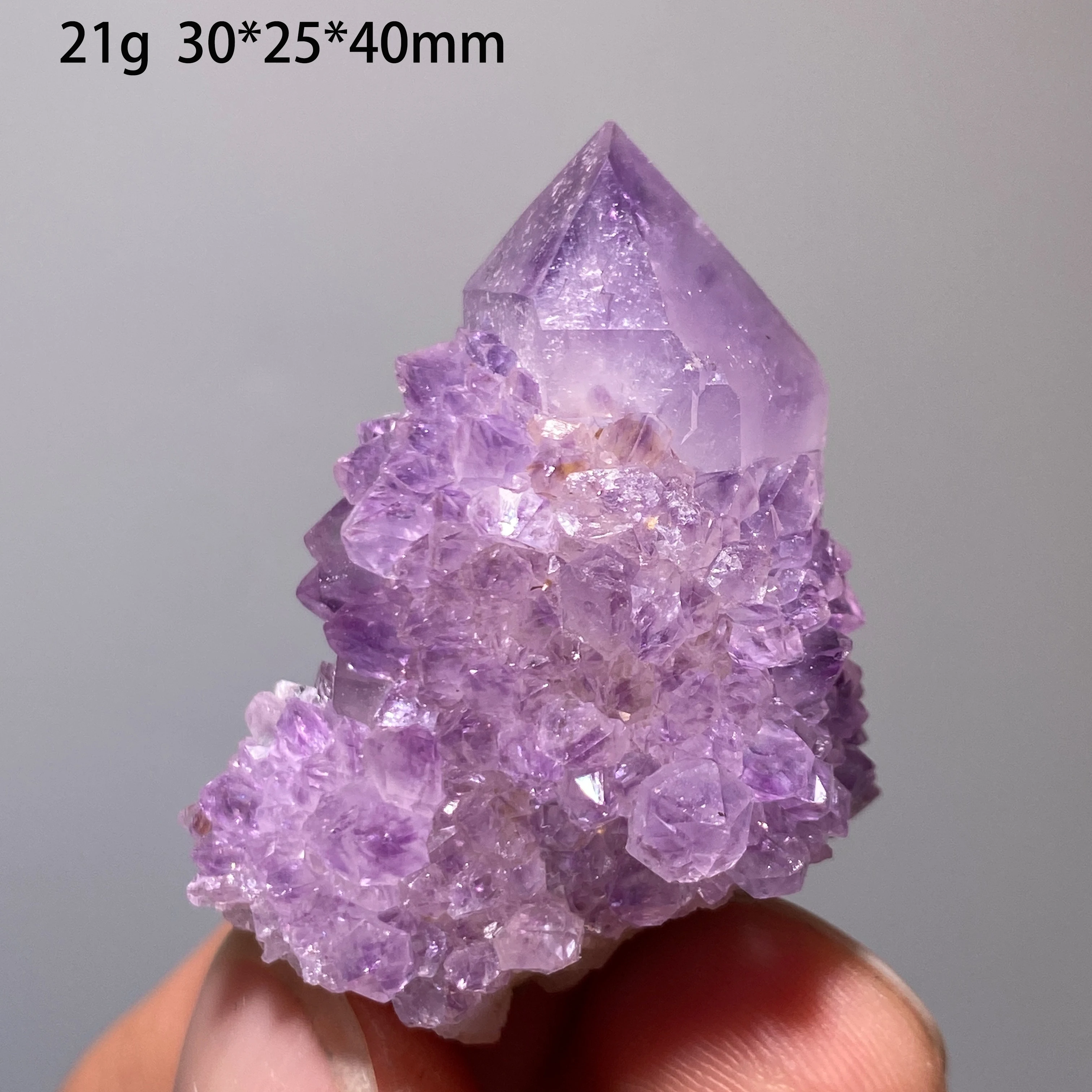 Natural Stone Amethyst Cactus Quartz Crystal Cluster Mineral Specimen Raw Rock Home Decoration Healing Gift