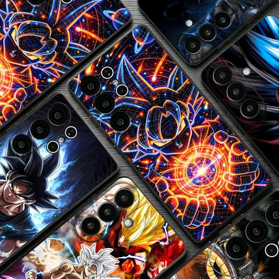 Dragon B-Ball Case for Samsung Galaxy S26 Ultra S26+ S23 S24+ S25 Plus S21 FE S24 S25+ S10 S9 S20 Note 20 8 9 10 Phone Cover