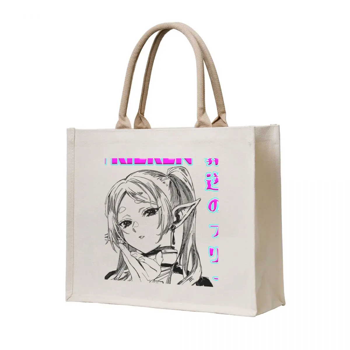

Frieren Tote Bag bags woman 2025 women bag shopping trolley bag supermarket folding
