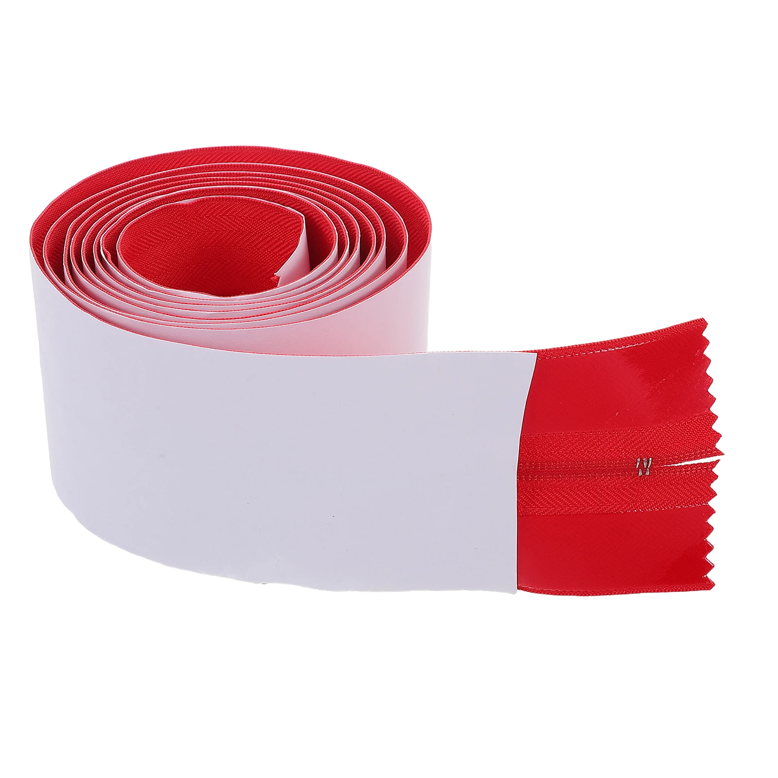 

Dust-proof Zipper Plastic Cloth Construction Sheeting Shower Door Red Cover with
