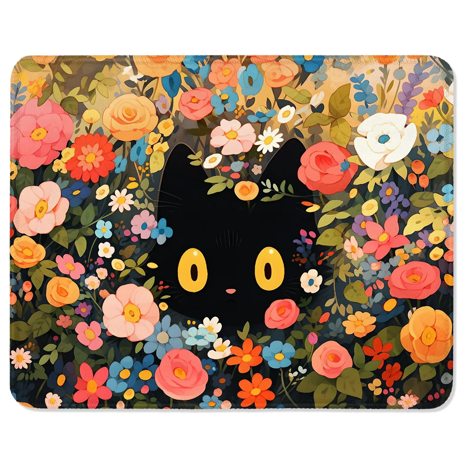 

High Quality Cute Cats Printing Kawaii Gaming Mousepad Gamer Mouse Mat Keyboard Mats Desk Pad Mousepads 22x18cm For Computer