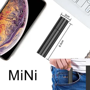 Mini wiederaufladbare LED -Laterne drei Lichtmodus Teleskope wasserdichte leistungsstarke Blitzleuchten im Freien Zoom Torch 10 Hauptverkauf persönlicher Verteidigungsstift - №5