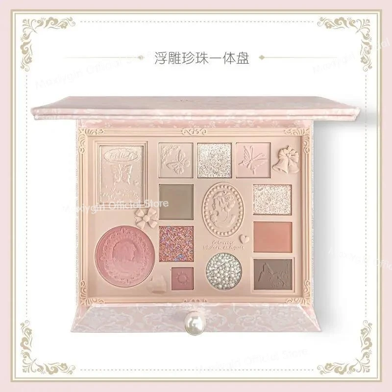 Colorrose Angel – Palette de fards à paupières en relief, longue durée, facile à porter, paillettes, reflets, Blush, Palette de maquillage tout-en-un