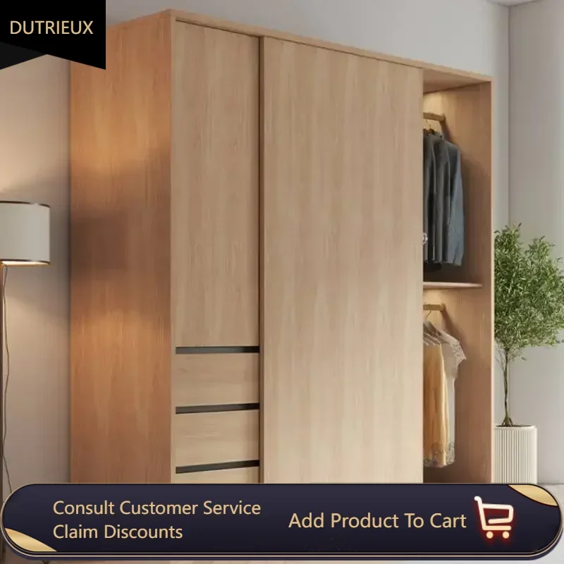 

Elegant Design Wardrobes Sliding Doors Organiser Luxury Bedroom Wardrobe Storage Home Wooden Guarda Roupa House Accessories