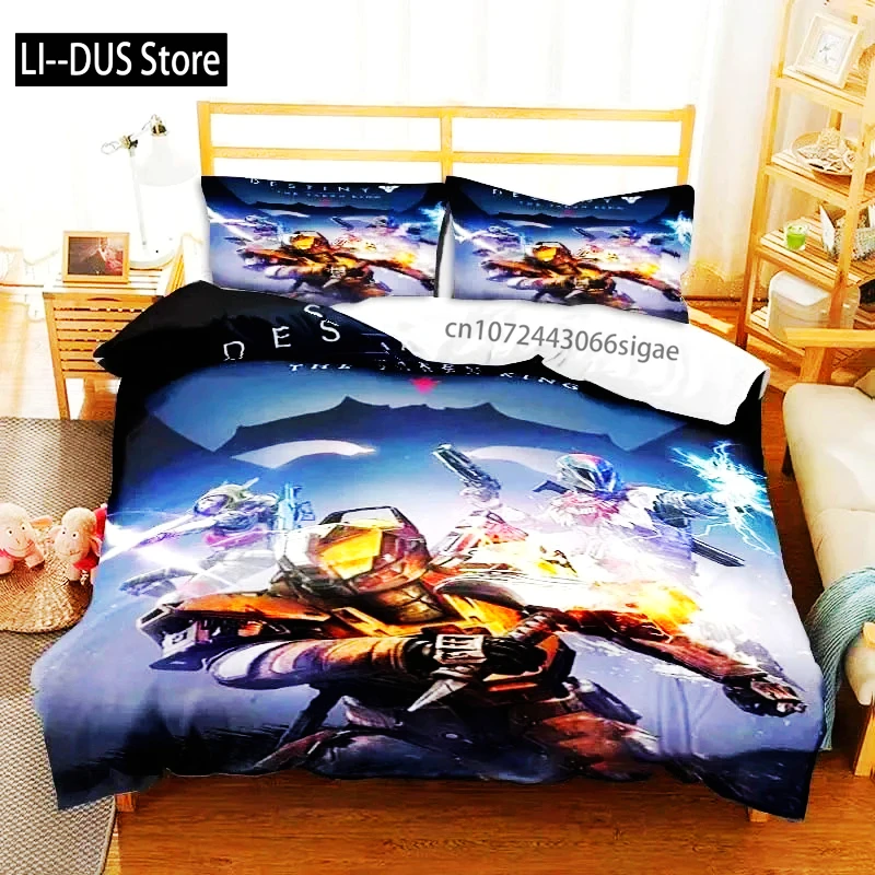 

3D Printed Game Destiny Bedding Set Duvet Cover Bedroom Comforter Covers Single Twin King Size Quilt Cover Home Textile