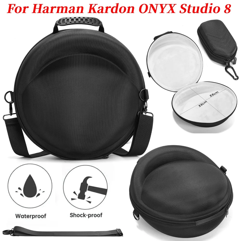 

EVA Hard Carrying Case Shockproof Shoulder Bag Waterproof Portable Storage Case for Harman Kardon Onyx Studio 8 Wireless Speaker