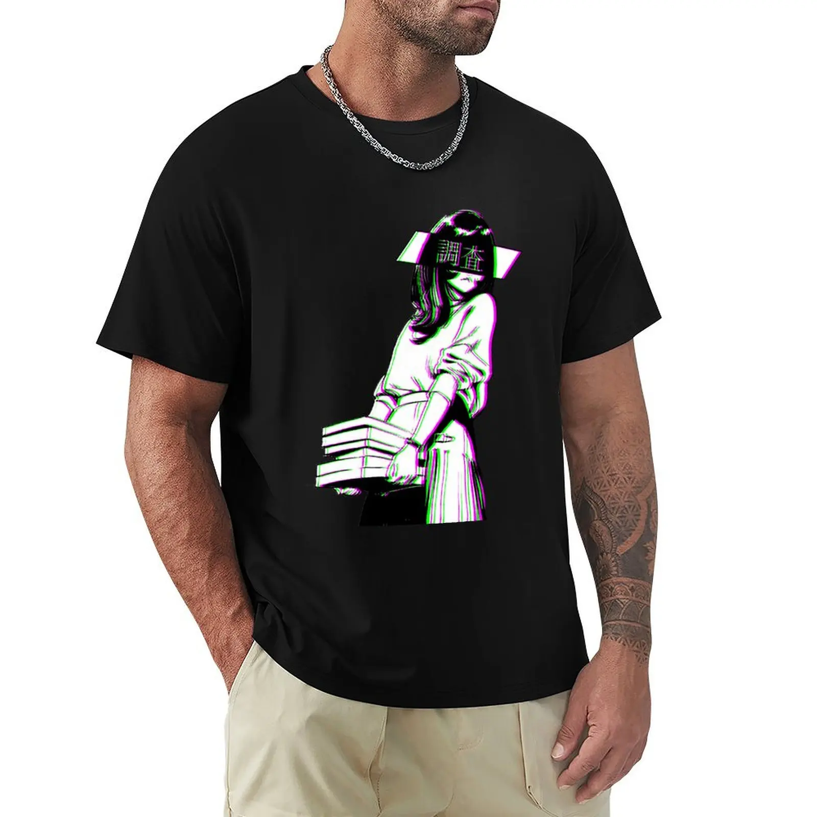 STUDY - SAD JAPANESE ANIME AESTHETIC T-Shirt High Elasticity Sports T-Shirt