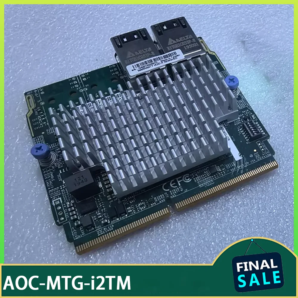 

Двухпортовая 10-гигабитная сетевая карта AOC-MTG-i2TM