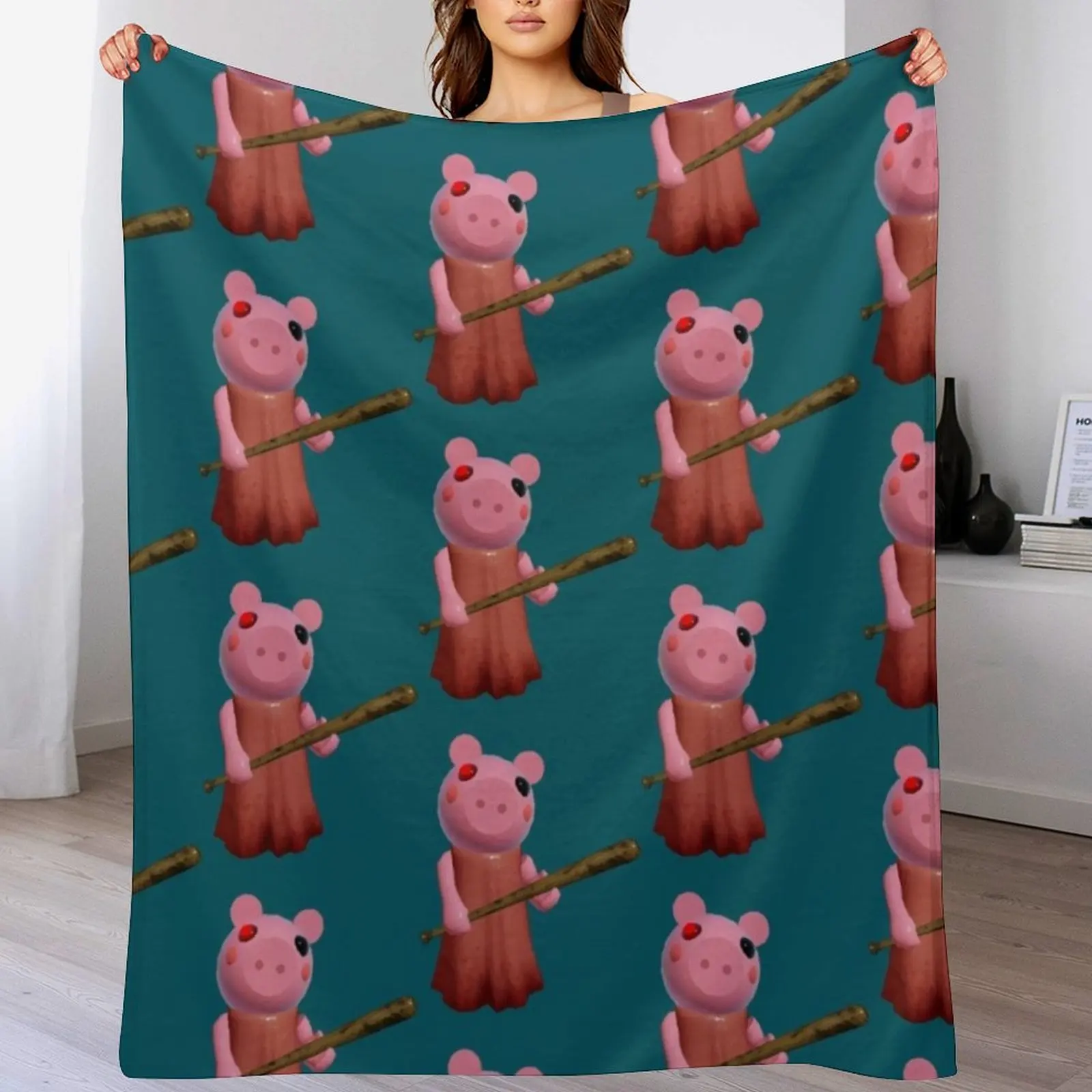 Piggy Throw Blanket