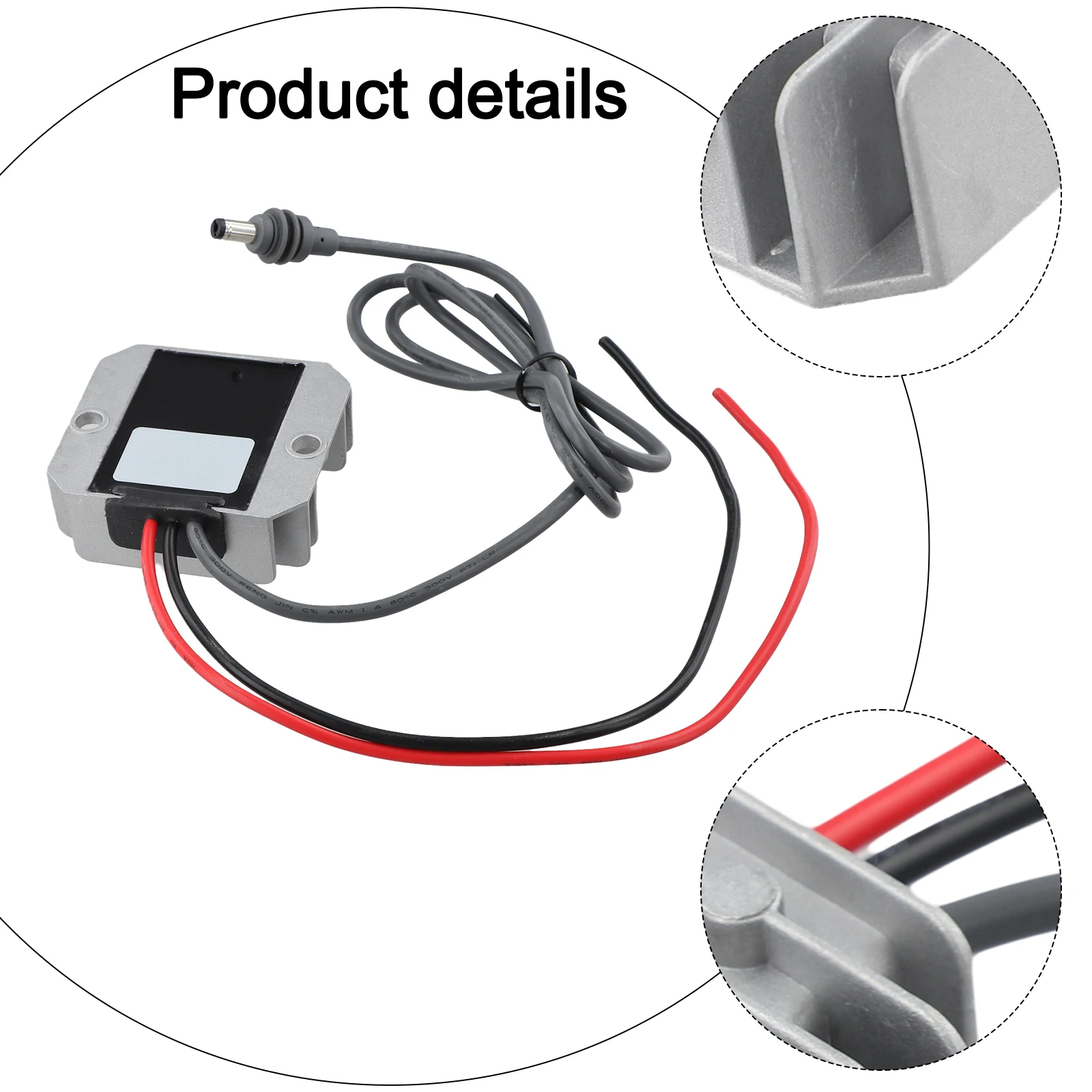 

12V 24V Step Up DC Power Cable Portable Power Solution -40-85 96 Aluminum Shell 3.5A 57.5*63.4*21mm Power Adapter