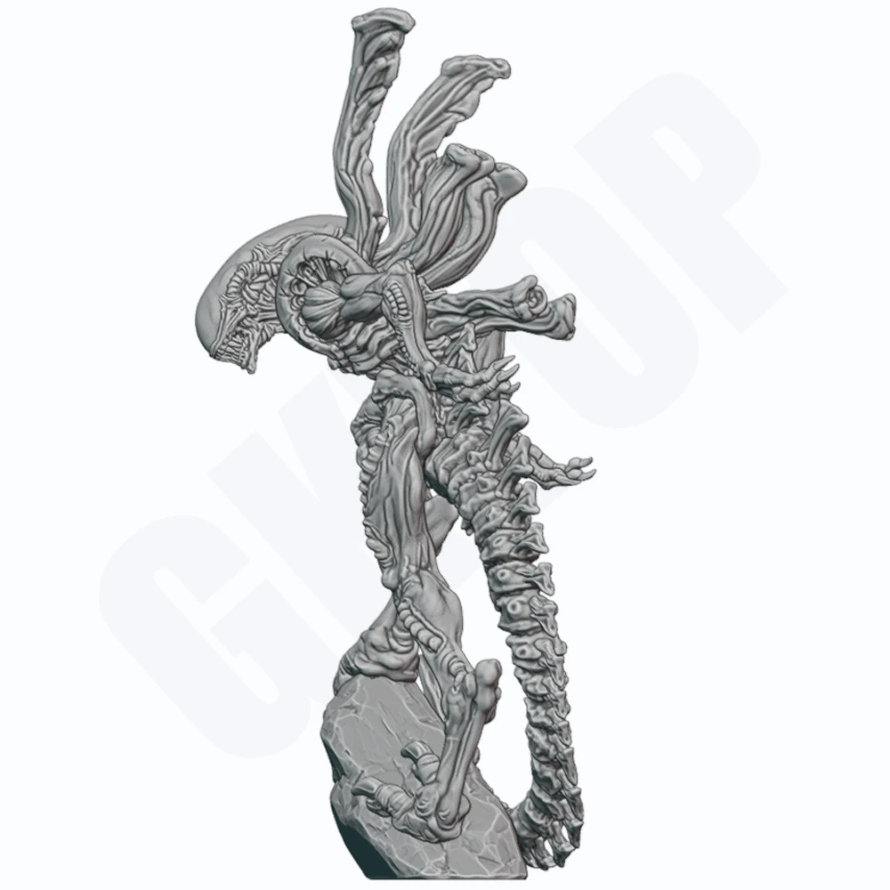 1:24 NSFW الوحوش الغريبة ثلاثية الأبعاد طباعة الراتنج مجموعات الالعاب Gk غير مصبوغ تمثال لتقوم بها بنفسك المفكك تمثال أنيمي دمية أرقام جمع نموذج